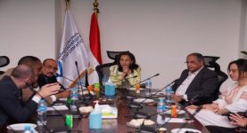 جامعة مصر للمعلوماتية تستقبل وكيل وزارة الاتصالات والتحول الرقمي بـجمهورية السودان لبحث سبل التعاون العلمي