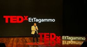 خلال فاعليات مؤتمر TEDx.. رائد أعمال: بدأت حياتي بـ 5000 ريال وأملك حالياً 14 علامة تجارية و3 مصانع بعدة دول