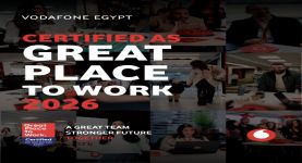 فودافون  مصر تفوز بجائزة أفضل بيئة عمل في مصر لعام 2026